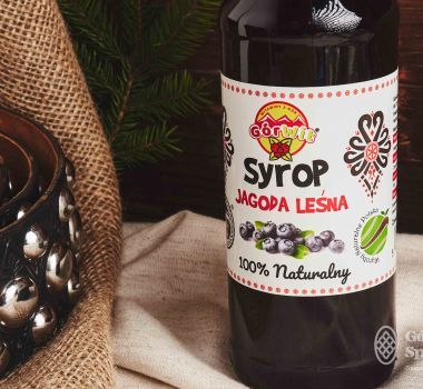 Syrop sok Jagoda Leśna 100% Naturalny Bez Konserwantów